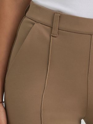 Women's Ultra Lux Comfort Any Wear Straight Pant in Oscar Khaki alternative view 5
