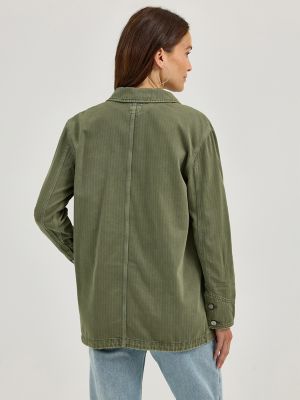 Women's Utility Chore Jacket in Mercantile Green alternative view 2