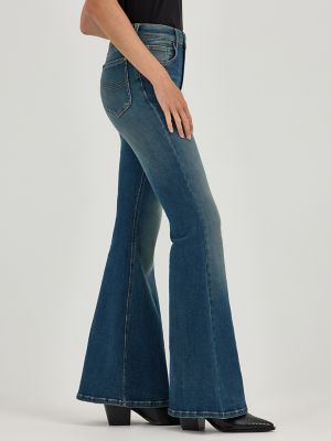 Women's High Rise Ever Fit® Flare Jean in Indigo Tea alternative view 3
