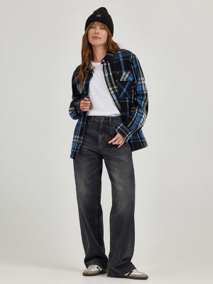 Women's Loose Straight Rider™ Jean in Charred Black alternative view