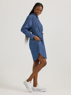 Women's Legendary Shirred Frontier Dress in Weekend Cabin alternative view 2