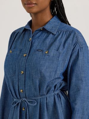Women's Legendary Shirred Frontier Dress in Weekend Cabin alternative view 3