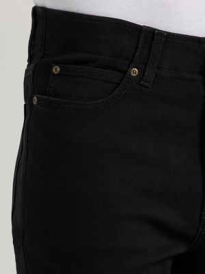 Men's Extreme Motion Relaxed Straight Jean in Black Denim alternative view 5