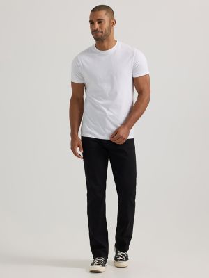 Men's Extreme Motion Relaxed Straight Jean in Black Denim main view