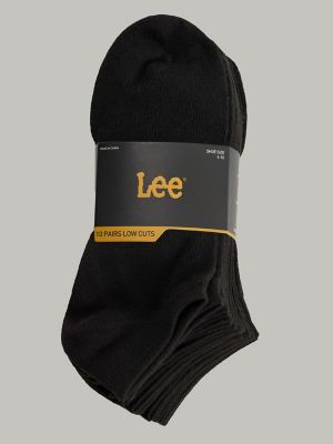 Womens 10-Pack Basic Low Cut Socks:Black:4-10 alternative view