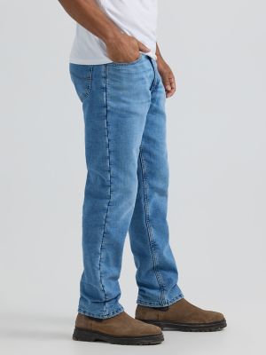 Men's Legendary Relaxed Fit Flannel and Fleece Lined Jean in Coast alternative view 3