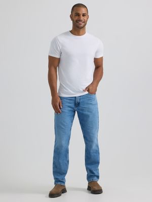 Men's Legendary Relaxed Fit Flannel and Fleece Lined Jean in Coast