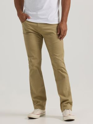 Men's Extreme Motion Slim Straight Twill Jean in KC Khaki alternative view