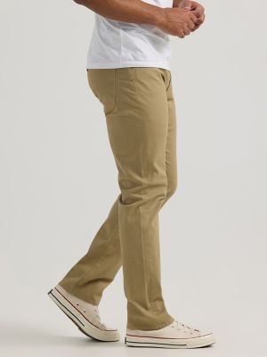Men's Extreme Motion Slim Straight Twill Jean in KC Khaki alternative view 3