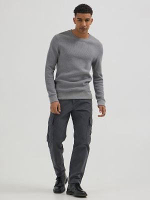 Men's Loose Fit Workwear Cargo Pant in Dark Muted Grey alternative view 3
