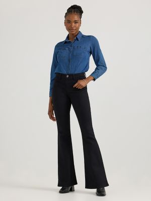 Lee flared jeans on sale