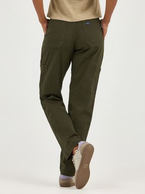 Women's Ultra Lux Comfort with Flex-to-Go Loose Utility Pant in Dark Olive Night