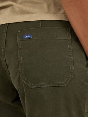Women's Ultra Lux Comfort with Flex-to-Go Loose Utility Pant in Dark Olive Night