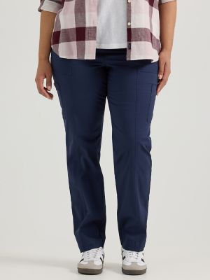 Women's Ultra Lux Comfort with Flex-to-Go Loose Utility Pant (Plus) in Mood Indigo