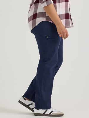 Women's Ultra Lux Comfort with Flex-to-Go Loose Utility Pant (Plus) in Mood Indigo