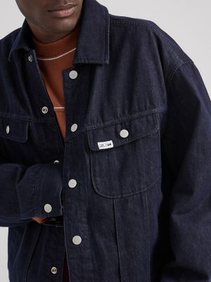 Men's Lee® x Basquiat™ Art Lined Denim Rider Jacket