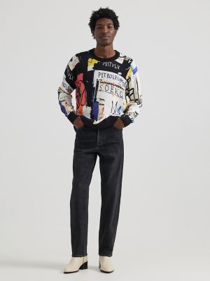 Men's Lee® x Basquiat™ Painted Wide Leg Jean