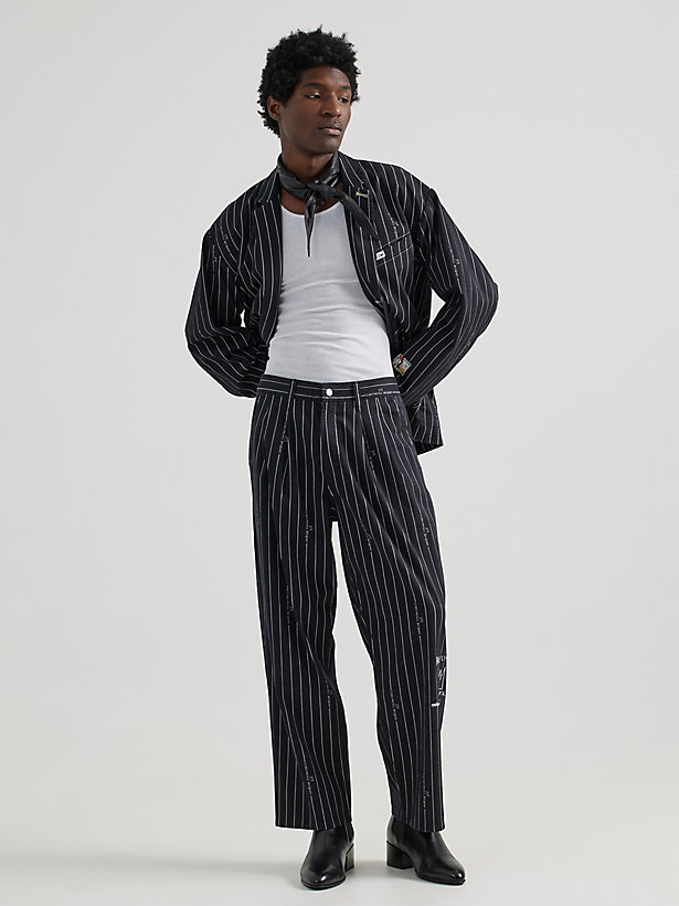 Men's Lee® x Basquiat™ Striped Relaxed Straight Pant