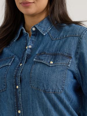 Women's Legendary Western Shirt (Plus) in Understated Ground alternative view 2