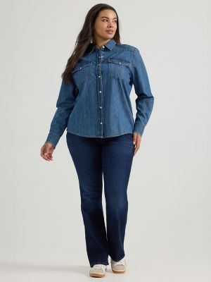 Women's Legendary Western Shirt (Plus) in Understated Ground alternative view 3