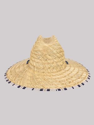 Men's Straw Stripe Lifeguard Hat | Men | Lee®