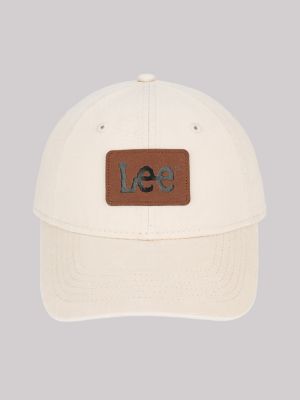 Faux Leather Patch Logo Hat