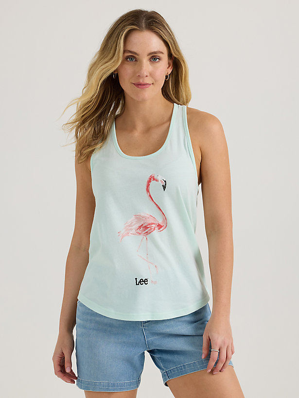Women's Flamingo Graphic Tank