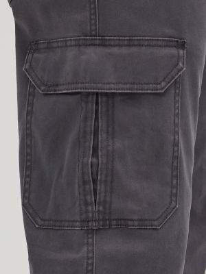 Men's Extreme Motion MVP Straight Fit Cargo Pant in Charcoal
