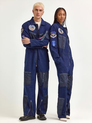 Men's Alpha x Lee® Flight Suit in Indigo