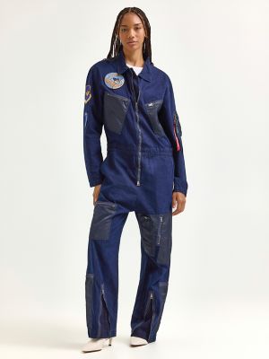 Men's Alpha x Lee® Flight Suit in Indigo