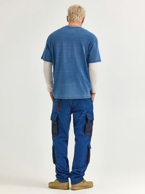 Men's Alpha x Lee® Indigo Dyed Loose Pocket Tee | SALE | Lee®