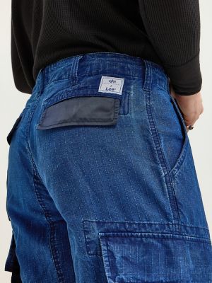 AMERI×Lee DENIM PANTS Lee Mens Legendary Regular Fit Straight Leg Stretch Cotton