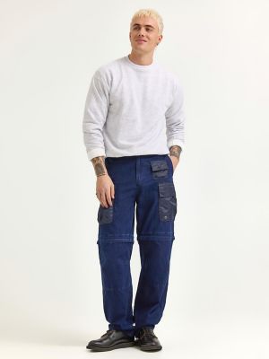 Men's Alpha x Lee® Convertible Cargo Pant in Indigo alternative view