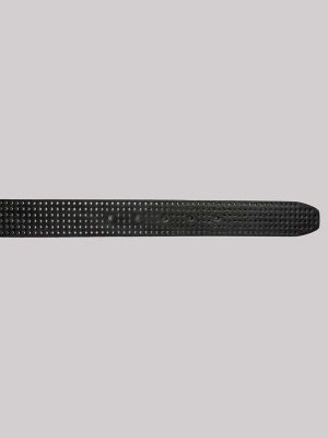 Women's Perforated Leather Belt