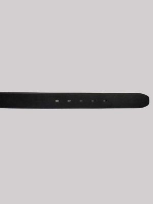 Women's Square Buckle Double Loop Belt in Black alternative view 2