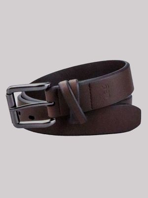 Women's Square Buckle Double Loop Belt