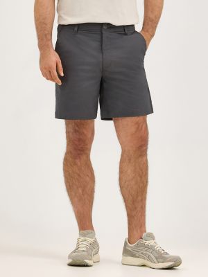 Men's Extreme Motion 7" Flat Front Short in Static Grey alternative view
