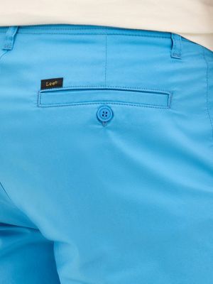 Men's Extreme Motion 7" Flat Front Short in Stream Blue alternative view 4