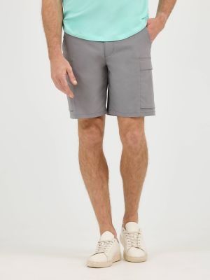 Men's Extreme Motion Synthetic Ripstop Cargo Short in HD Lee Gray