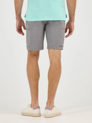 Men's Extreme Motion Synthetic Ripstop Cargo Short in HD Lee Gray