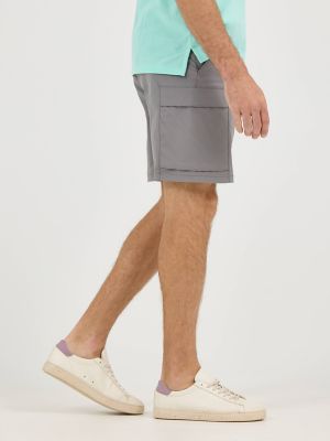 Men's Extreme Motion Synthetic Ripstop Cargo Short in HD Lee Gray