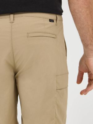 Men's Extreme Motion Performance Ripstop Cargo Short in Kansas City Khaki alternative view 4