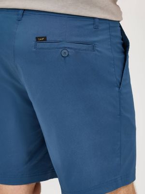 Men's Extreme Motion 7" Flat Front Short in Orion Blue
