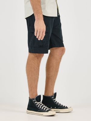 Men's Extreme Motion Carolina Ripstop Cargo Short in Black alternative view 3