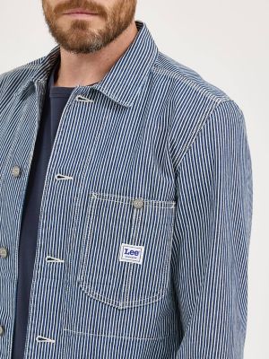 Men's Railroad Stripe Workwear Chore Coat | Men | Lee® | Shipping