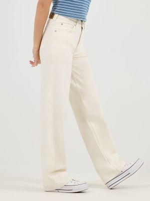 Women's Loose Straight Rider™ Jean in Vintage White alternative view 3