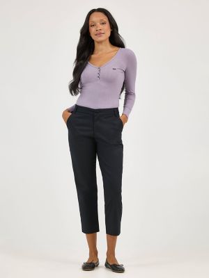 Women's Wrinkle Free Capri