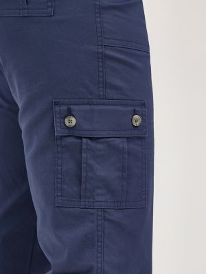 Ultra Lux Comfort Flex-To-Go Relaxed Fit Cargo Capri:Mood Indigo:14:M alternative view 5