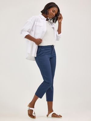 Women's Wrinkle Free Capri