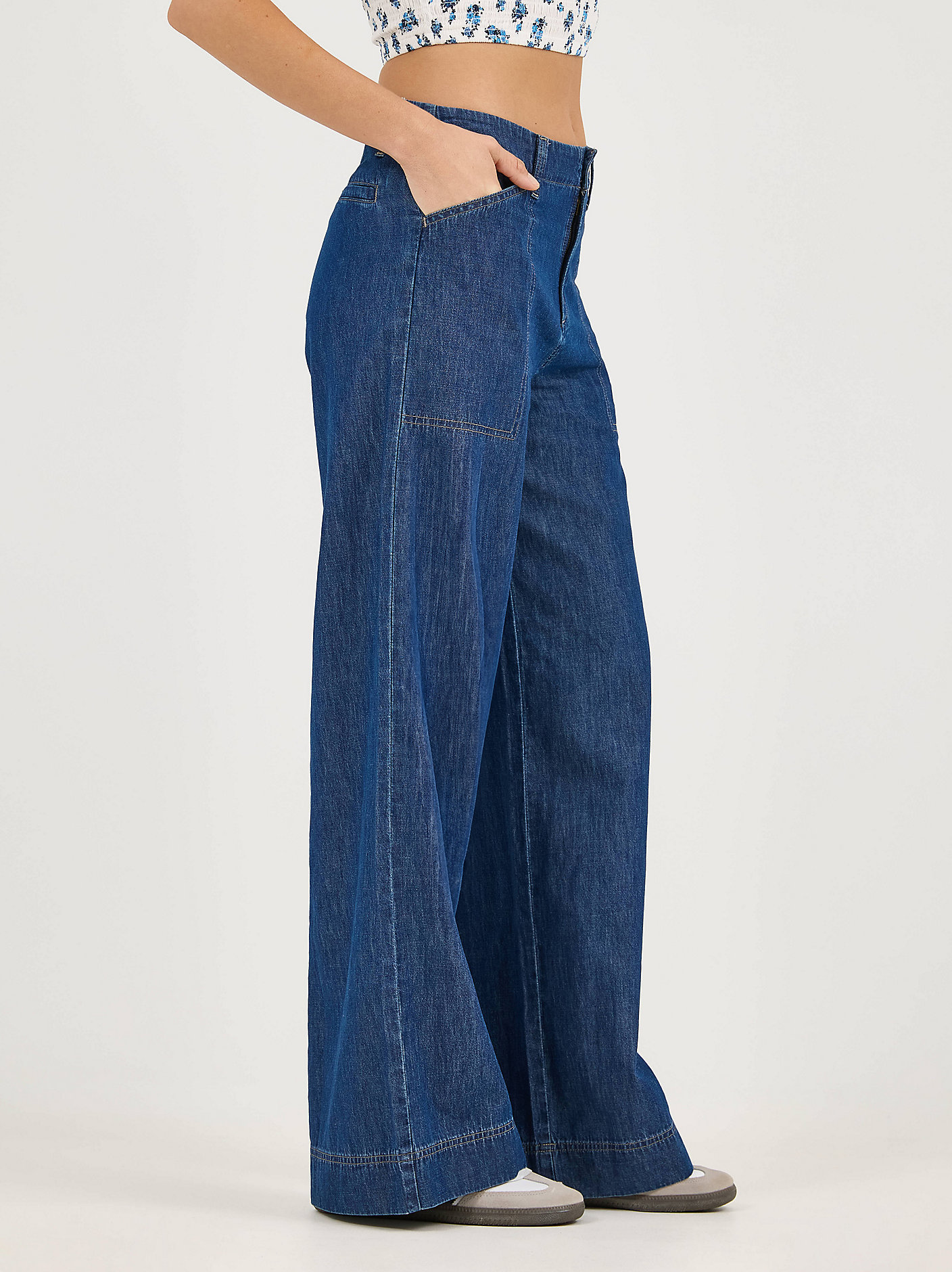 Women's Legendary High Rise Drapey Trouser Jean Women's Legendary High Rise Drapey Trouser Jean